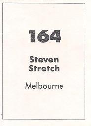 1990 Select AFL Stickers #164 Steven Stretch Back